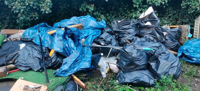 biohazarrd-cleaning-4-2 Scene with waste and debris requiring deep odour removal after human contamination